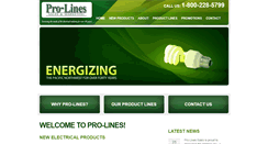 Desktop Screenshot of pro-lineswa.com